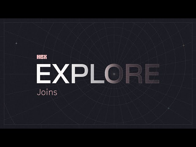 Explore: No-code joins