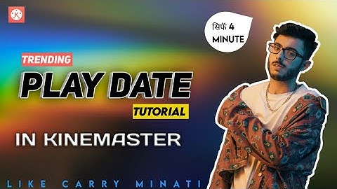 Popular play date video editing in kinemaster🔥👌 || trending tiktok play date effects in kinemaster