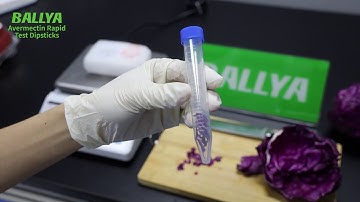 Avermectin Test - Detection of Avermectin in Red cabbage - BALLYA