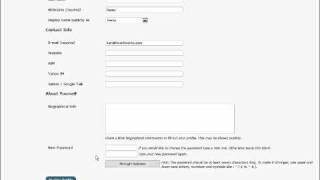 WordPress Admin Area Introduction