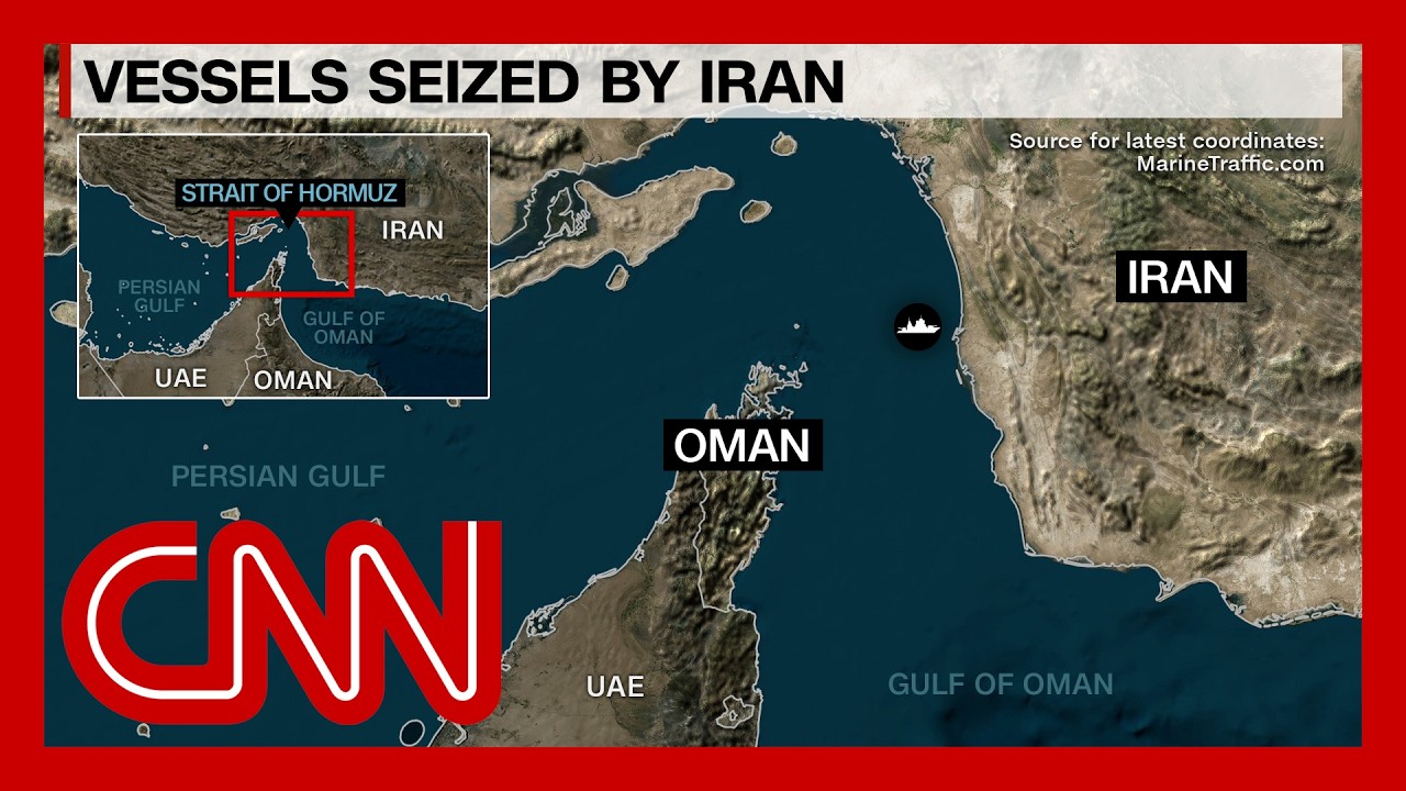 ⁣Iran says it seized 2 ships crossing Strait of Hormuz