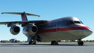 Beginners Guide to VOR Radio Navigation in the JustFlight BAe 146 in Microsoft Flight Simulator