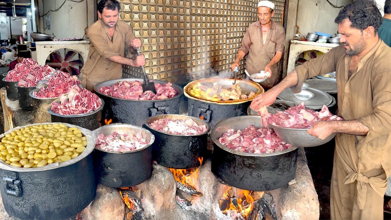 UNLIMITED MEAT DISHES PREPARATION! FAMOUS AFGHAN STREET FOOD COMPLETION | MOUTH WATERING COLLECTION