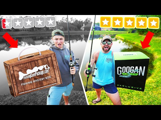 WORST Reviewed Fishing Mystery Box VS BEST Reviewed Fishing Box (BAD IDEA!)  