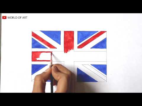 Video: How To Draw The British Flag