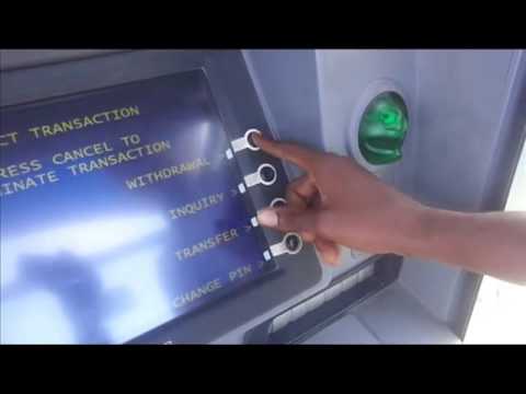 How do you use an ATM?