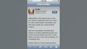 How to jailbreak ipod touch 4.3.3