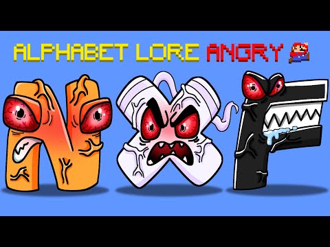 Alphabet Reverse Plush toy (All Letter..) BUT THEY ANGRY 