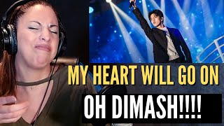 DIMASH | My heart will go on | I DIDN'T EXPECT THIS | Vocal Coach REACTION & ANALYSIS