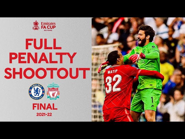 Full Penalty Shootout & Trophy Lift | Chelsea V Liverpool | Emirates Fa Cup  Final 21-22 - Youtube