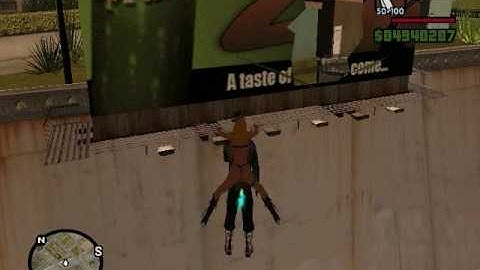 GtA San Andreas breakable billboard