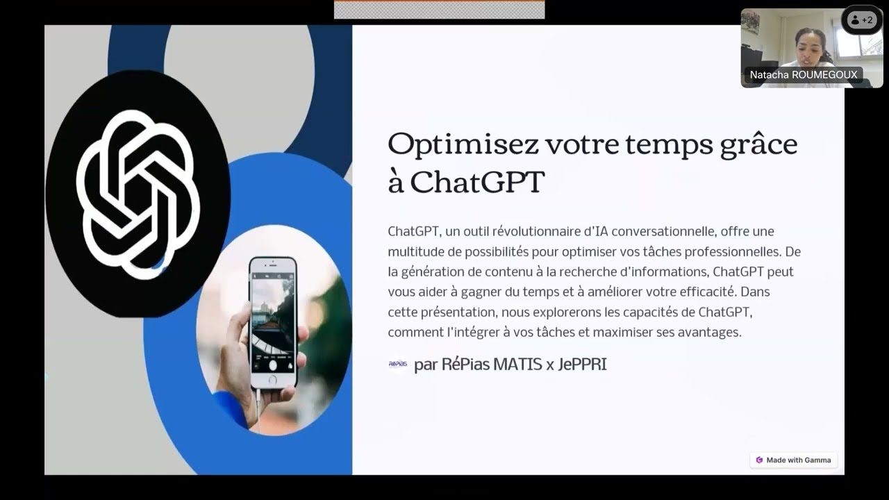 Webinaire MATIS x JePPRI - Optimisez votre temps grâce à ChatGPT et l’IA