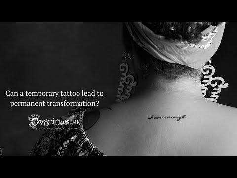 Can a temporary tattoo support permanent transformation?