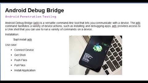 9. Android Penetration Testing: #androidsecurity #Installing APK, ADB (android debug bridge)-I