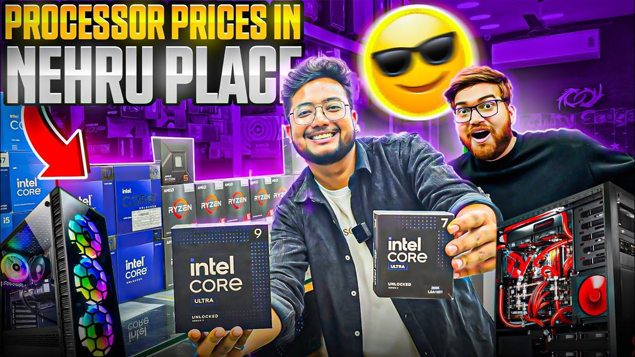 Processor prices in nehru place delhi - YouTube