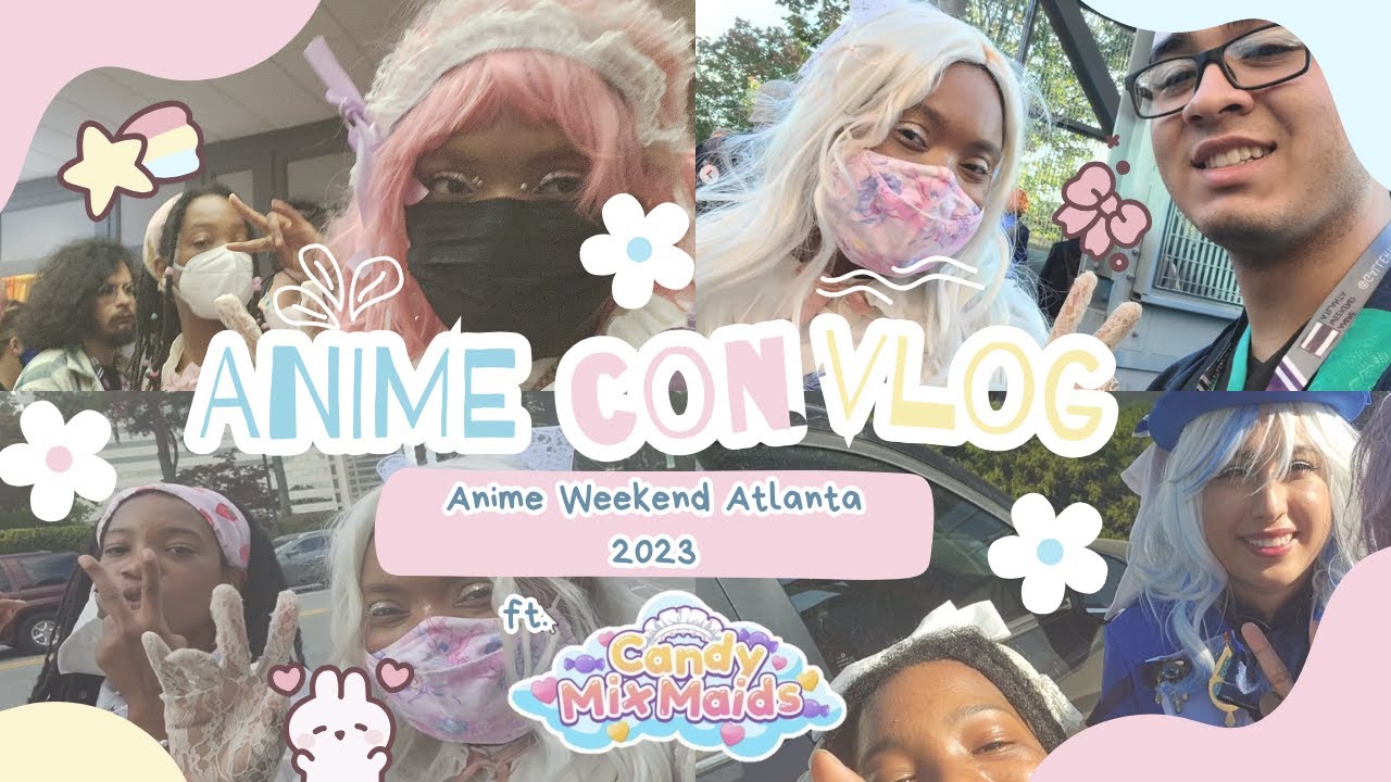 ♡ anime con vlog | ✩ anime wknd atl 2023 ♡