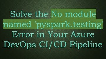 Solve the No module named 