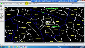Hướng dẫn sửa lỗi font chữ hiển thị trong Microstation & MapInfo chi tiết nhất