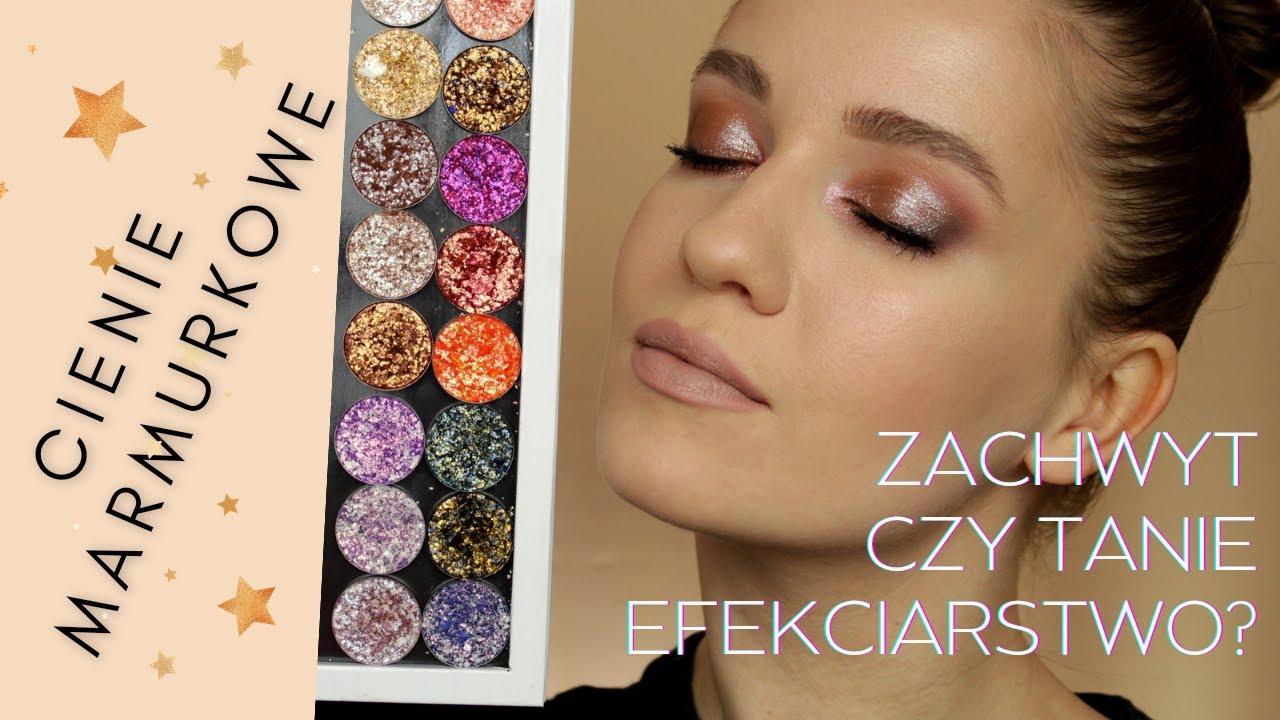 CIENIE MARMURKOWE GLAMSHOP - czy da się tym malować?