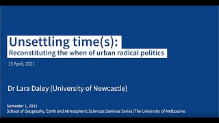 Unsettling time(s): Reconstituting the when of urban radical politics