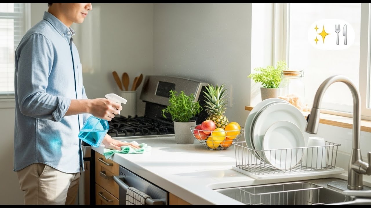 This Simple Daily Kitchen Routine Keeps My Home Clean ALL the Time 🍽️ ...