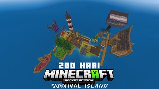 200 Hari Di Minecraft Survival Island (Pocket Edition)