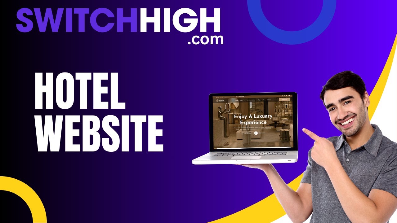 HOTEL WEBSITE | HTML CSS JAVASCRIPT | switchhigh.com - YouTube
