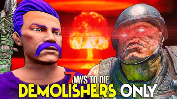 Surviving The Most EXPLOSIVE Day One EVER! | 7 Days to Die - Demos Only