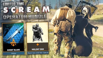 GHOSTFACE WAS ADDED TO WARZONE (SCREAM BUNDLE)