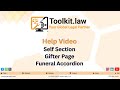 Toolkit.law Gifter – Funerals: Thoughtful Gift and Contribution Planning Made Simple