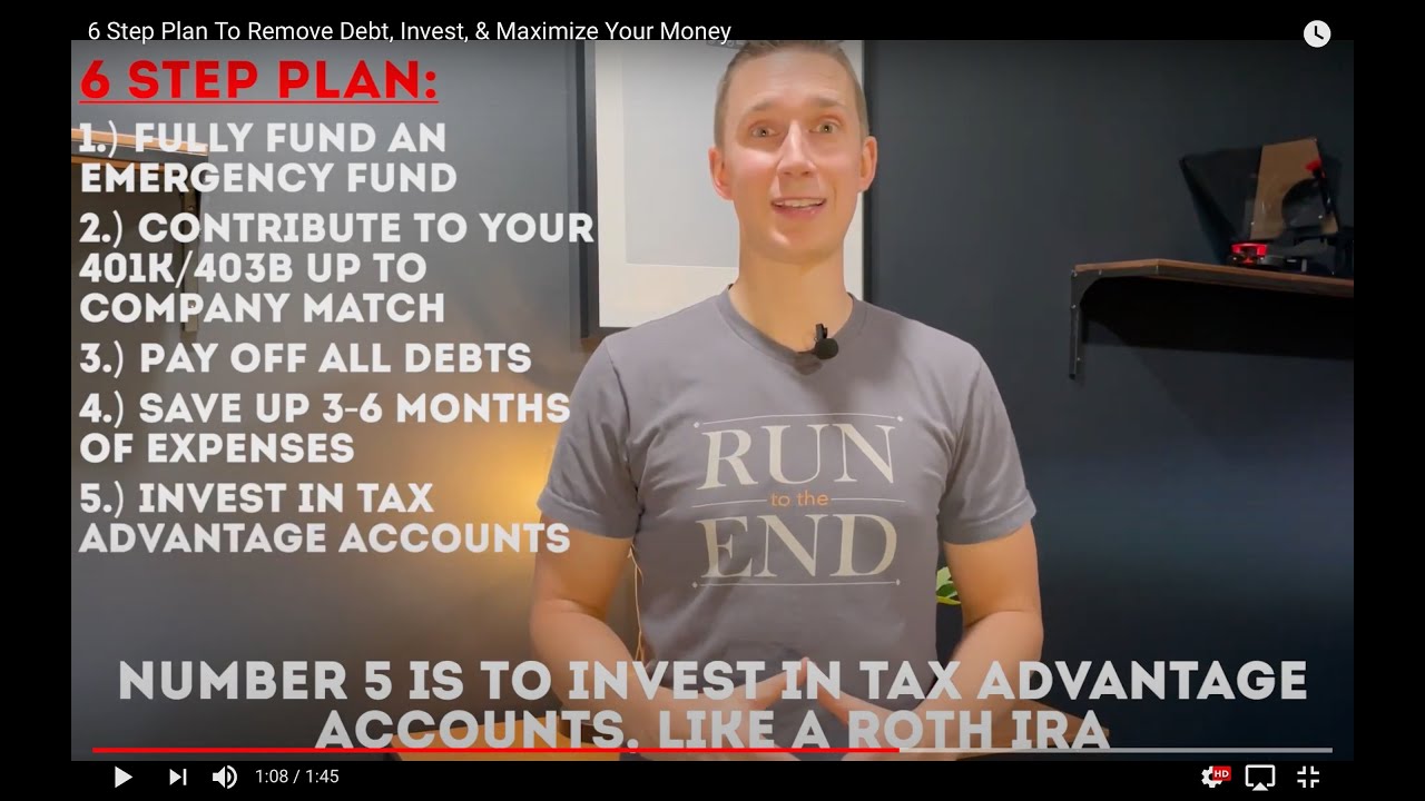 6 Step Plan To Remove Debt, Invest, & Maximize Your Money