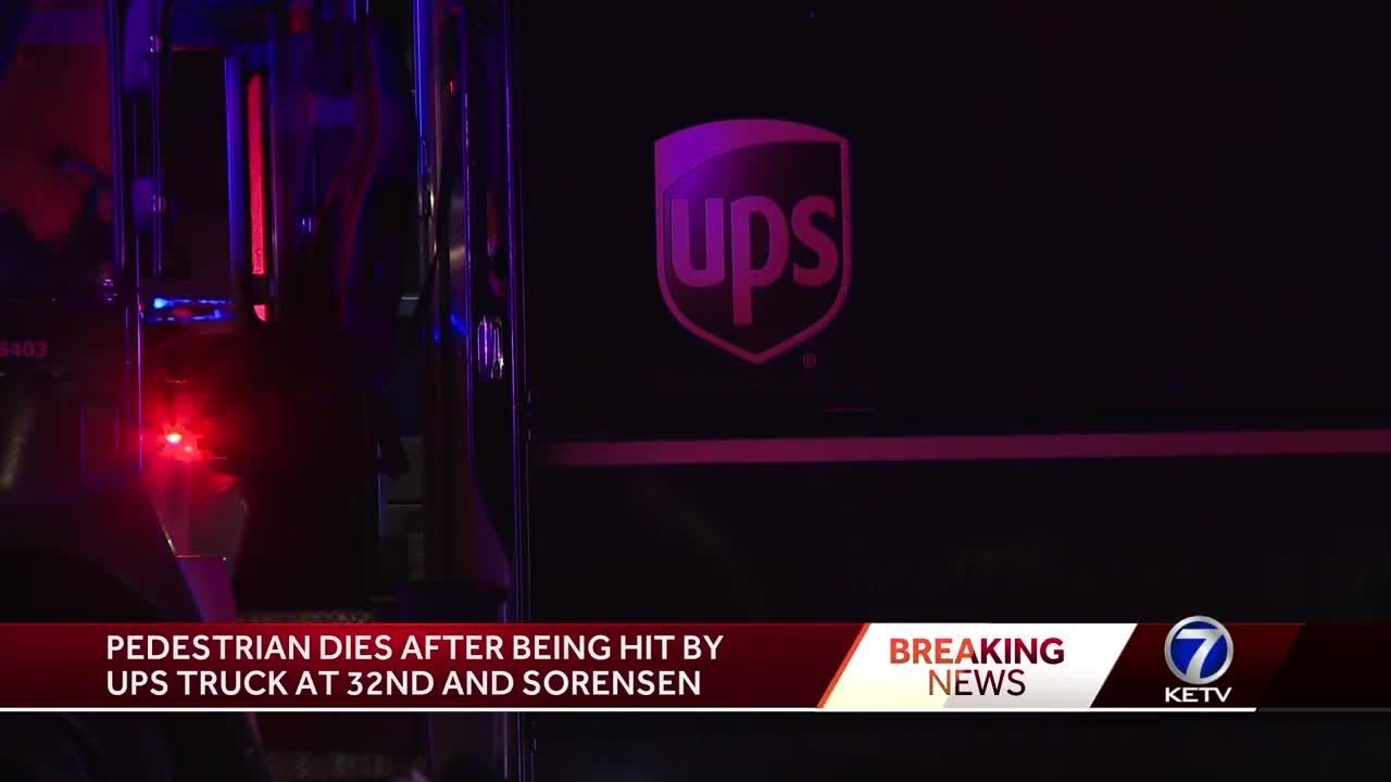 Pedestrian dies after being hit by UPS truck - YouTube
