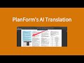 Break Language Barriers in Construction: PlanForm's AI Translation Engine: Built for Global Projects