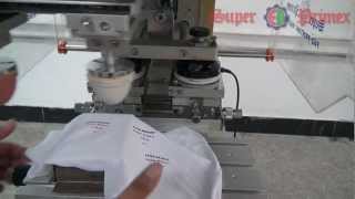 SPC 826SDU Pneumatic 2 color pad printer with shuttle pad head and seal ink cup