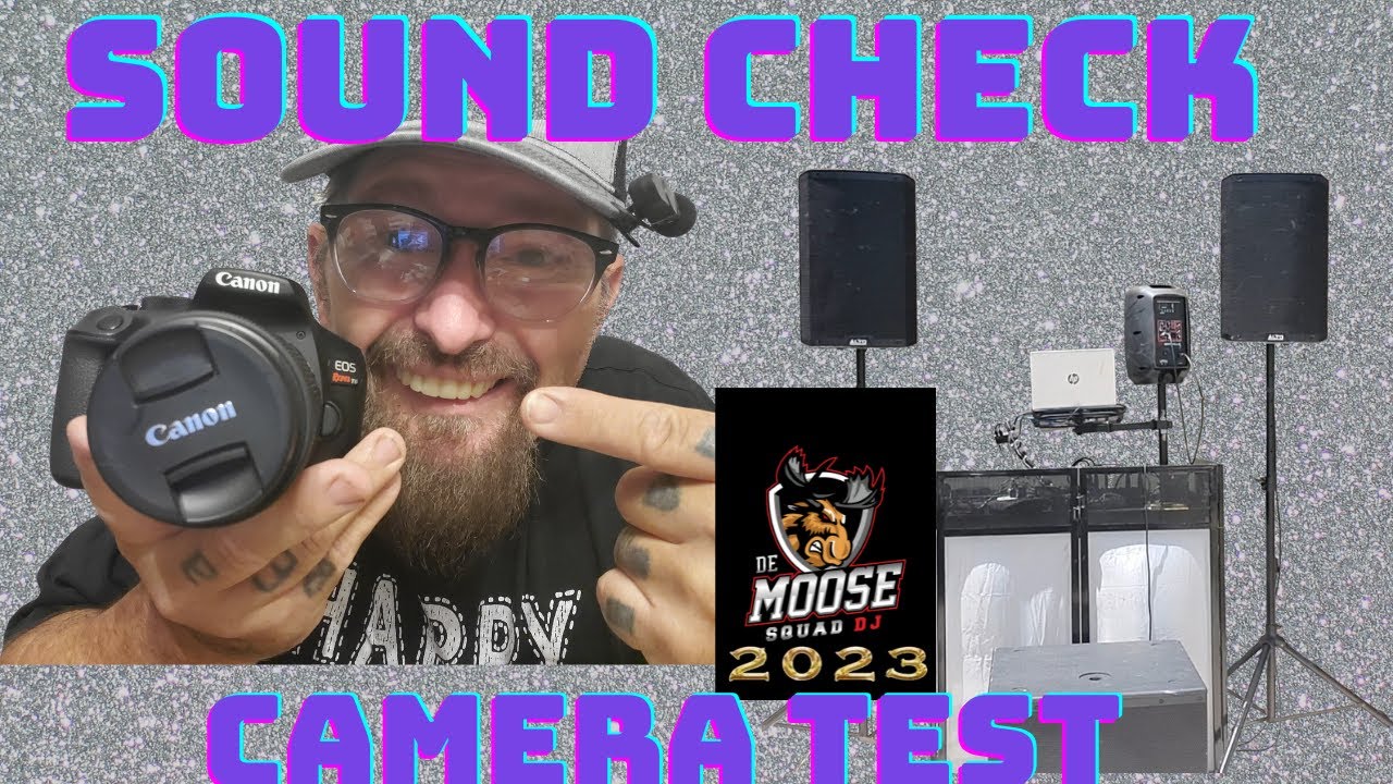 camera test and sound check with new intro - YouTube