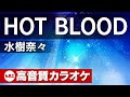 HOTBLOOD/水樹奈々 【高音質カラオケ】
