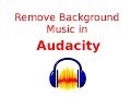 Remove background music using audacity audacity backgroundmusic