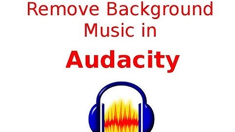 Remove Background Music Using Audacity #audacity #backgroundmusic