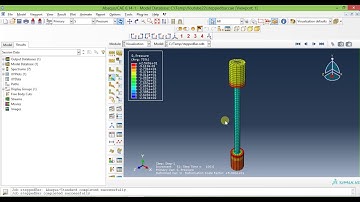 Abaqus Tutorial Videos - How to Perform Non-linear analysis of a Stepped bar in Abaqus