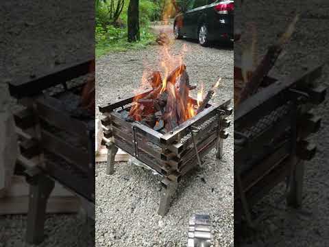 昼ver １分間のキャンプファイヤーwith川のせせらぎ動画 Youtube