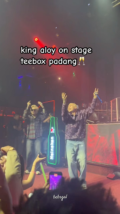 King aloy on stage teebox padang #mraloy #aloy