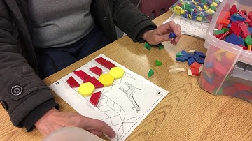 Easy Way to do a pattern block puzzle for beginniers