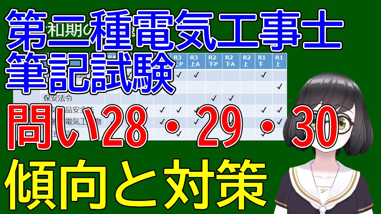 【第二種電気工事士筆記試験】法令問題傾向と対策