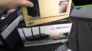 TrendNET TEW-684UB 450Mb/s Wireless USB Adapter Unboxing & First Look Linus Tech Tips