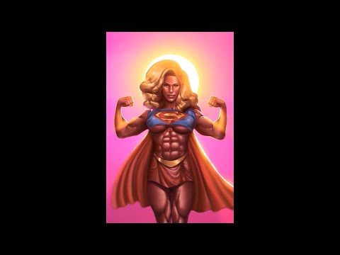 شارلین یانگ سوپرگرل جذاب سوئل اثر JugganautMind و Patreon Com FANRULE1 