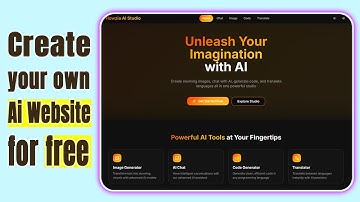 Build Your Own AI Website in 20 Minutes – No Code Needed! #ai  #freeai