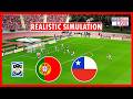 Portugal vs Chile | International Friendly Match 2026 | Realistic Simulation | eFootball PES 21