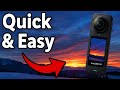 Insta360 X4 Sunset Time Lapse Made Easy
