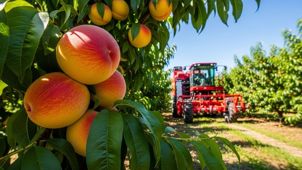 How Billions of Peaches Are Harvested and Canned in America