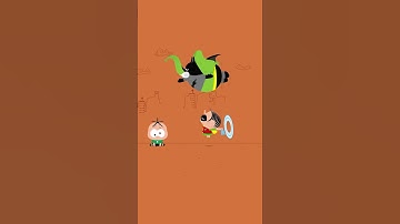 Batman and Robin look different, but the bunny whacks are still the same! #MonicaToy #shorts